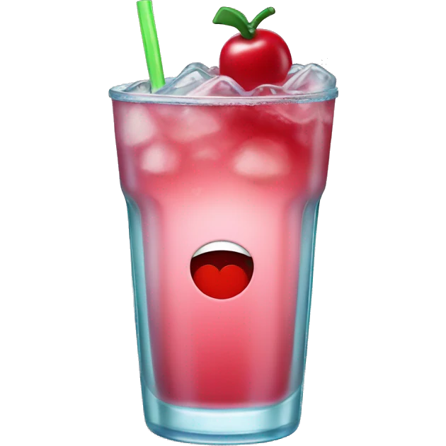 Shirley temple drink  emoji