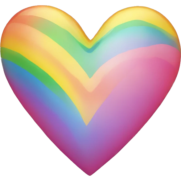Rainbow heart emoji