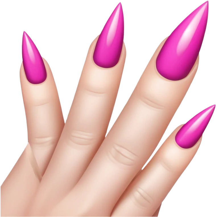 pink gothic nails emoji