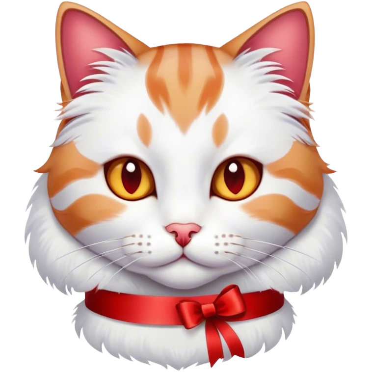Cat with ribbon emoji