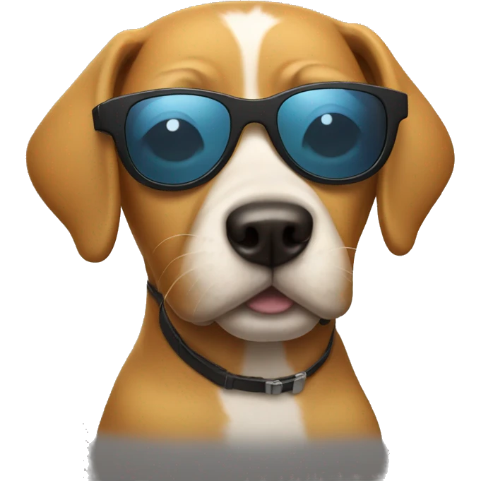 dog with sunglasses  emoji