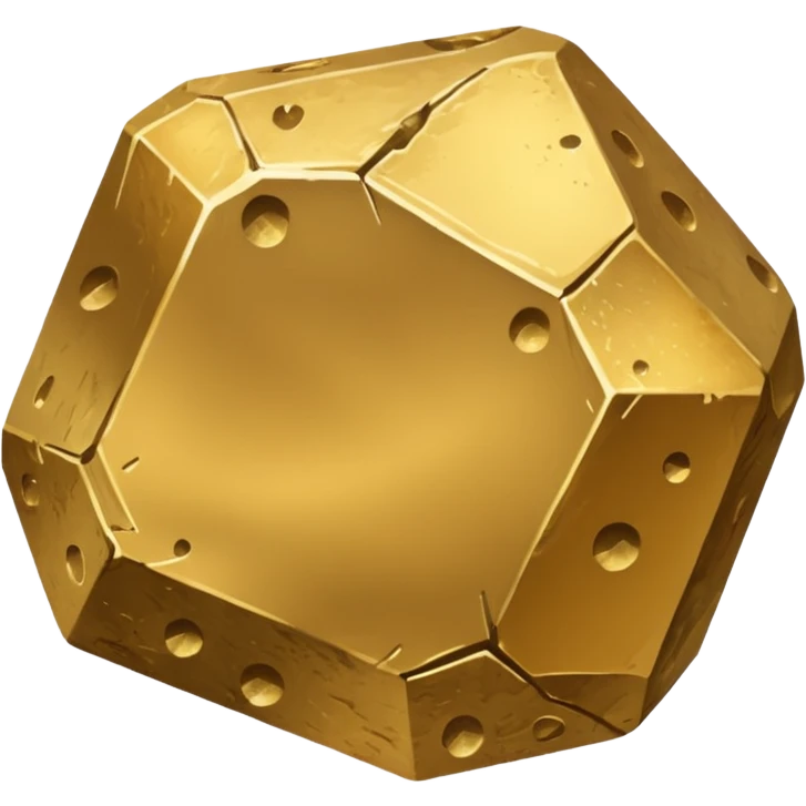 do  gold brut stone  emoji