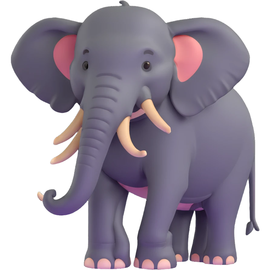 man with elephant features emoji
