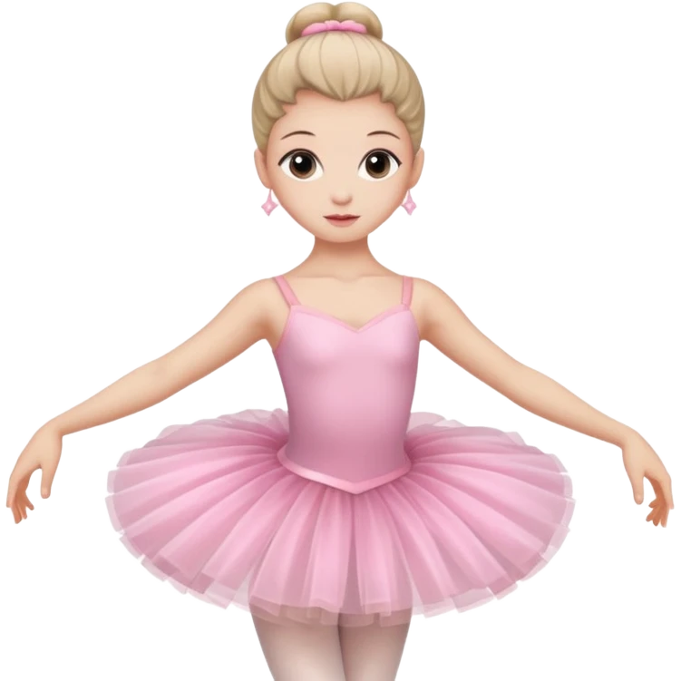 Make a ballerina Nutcracker pink emoji