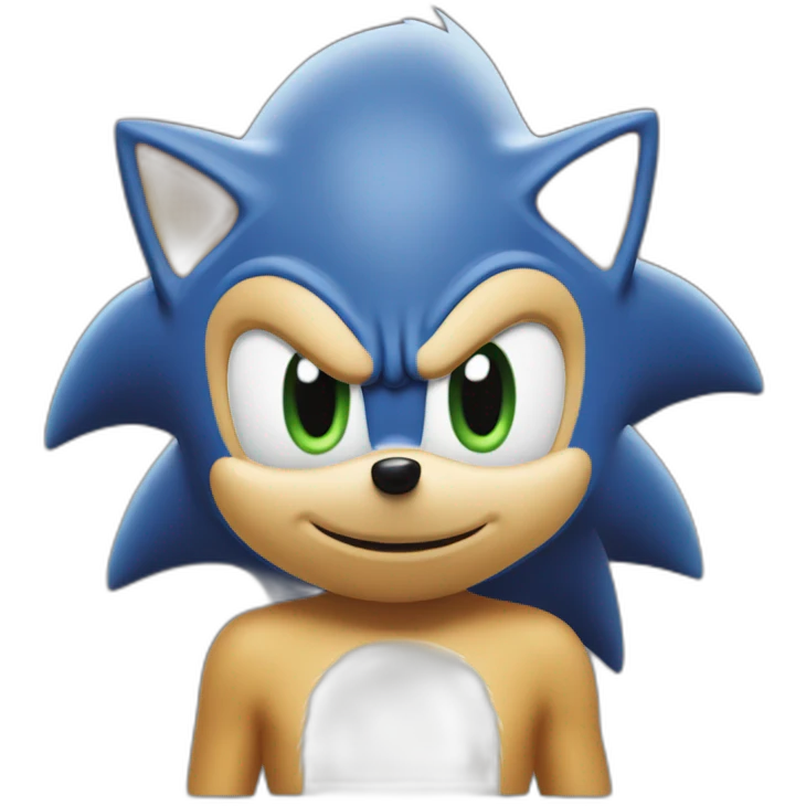 Sonic the hedghog emoji