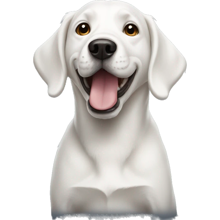 white dog emoji