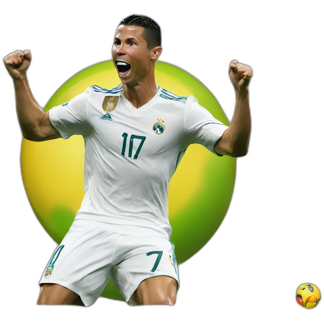 Ronaldo célébration emoji