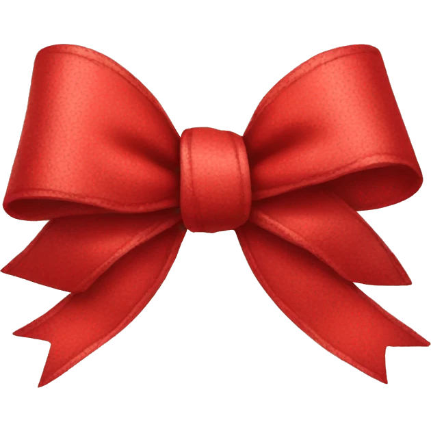 Red bow emoji