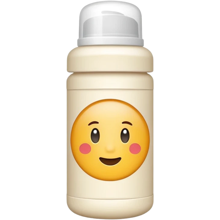 Cream bottle  emoji