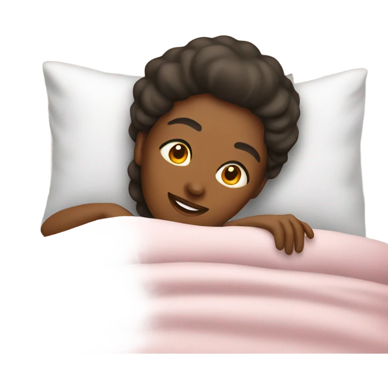 mom laying in bed emoji