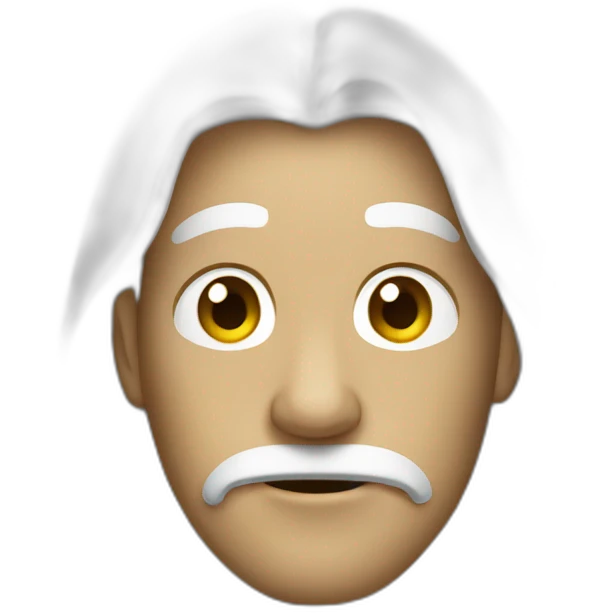 closed white dooe emoji