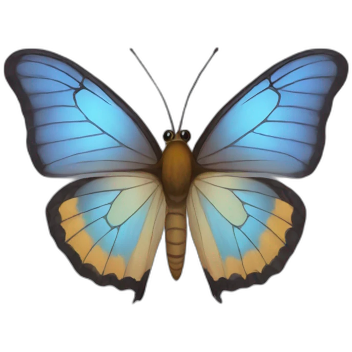 Dead butterfly emoji