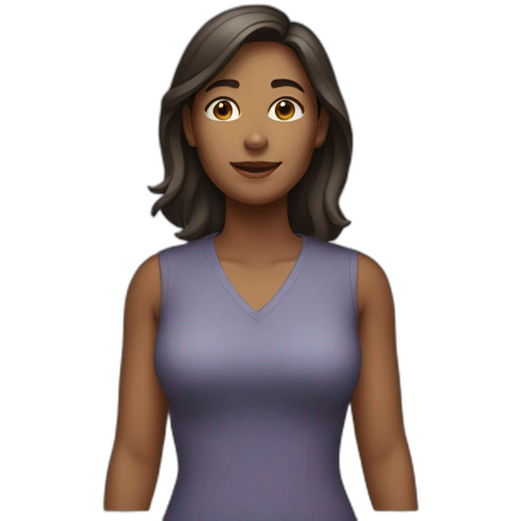 Woman standing emoji