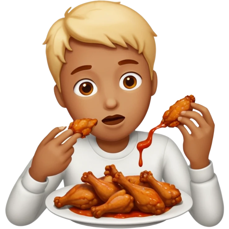 stealing chicken wings emoji