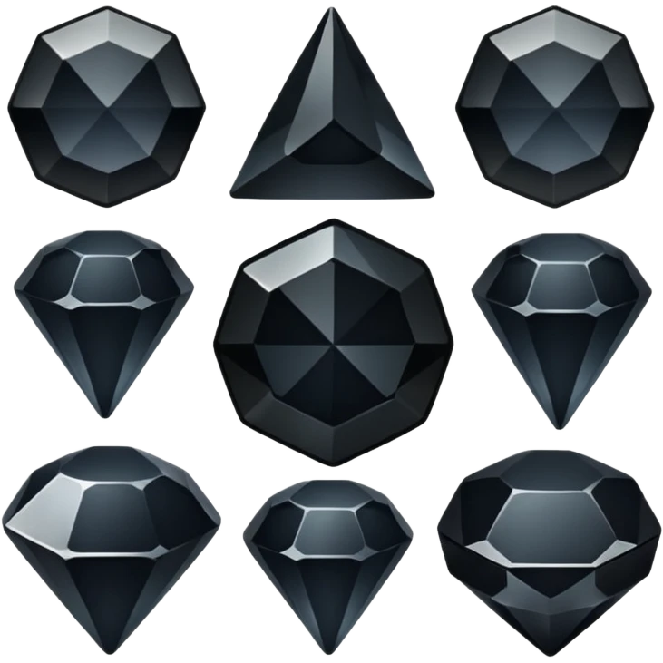 black crystal  emoji