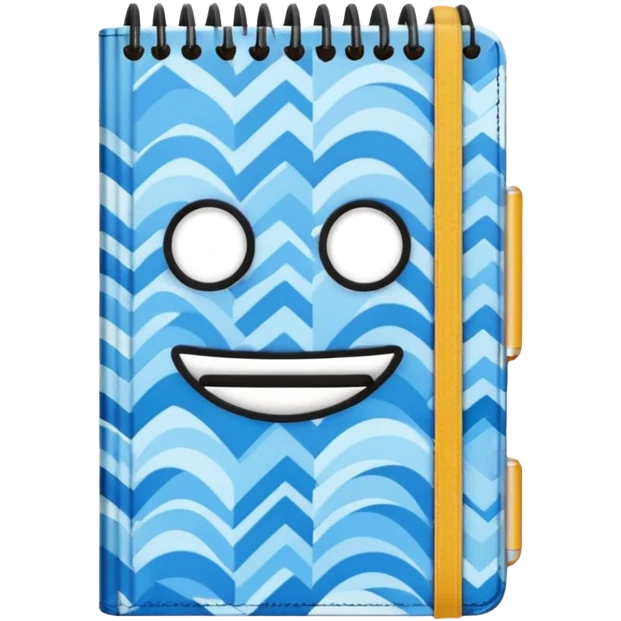patterned notebook emoji