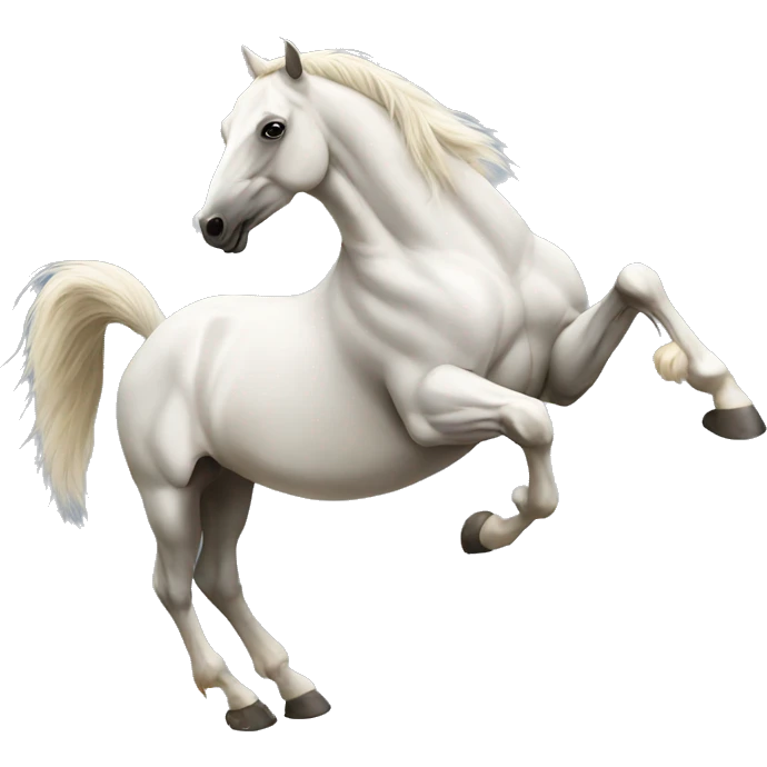 Horses rearing emoji