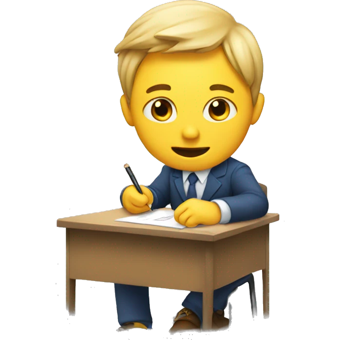 doing exam emoji