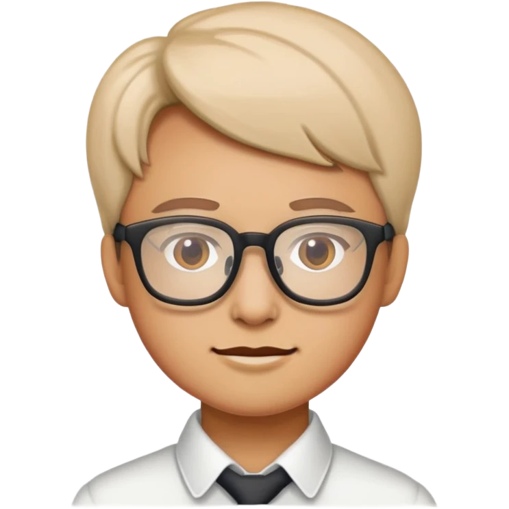 Face and glasses  emoji
