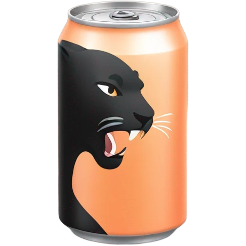 Peach Panther Energy Drink  emoji
