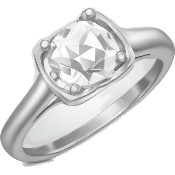 Outline Engagement ring emoji