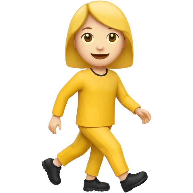 walking emoji but no legs emoji