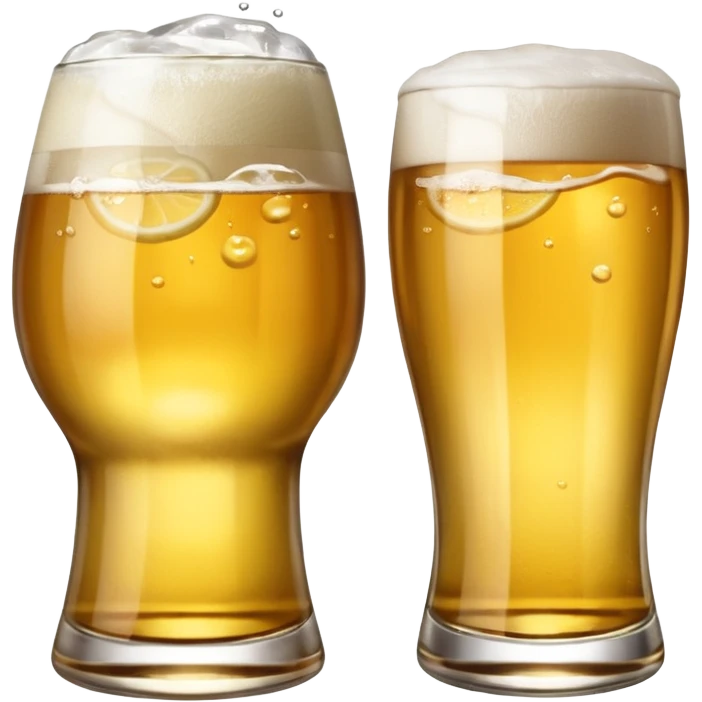 Soju, beer emoji