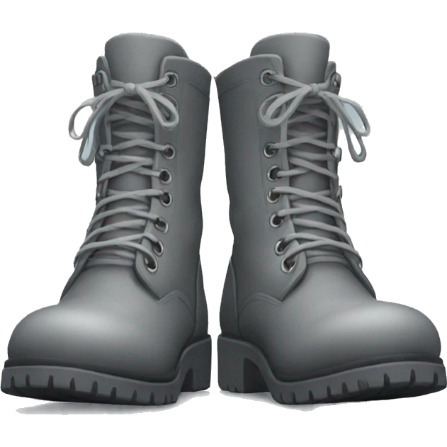 a pair of High grey boots emoji