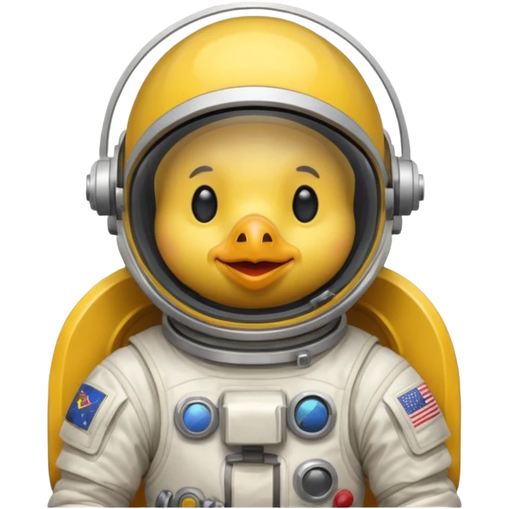 sketched chicken astronaut emoji