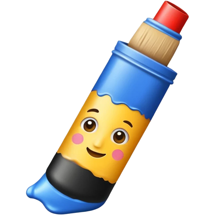 artist paint tube  emoji