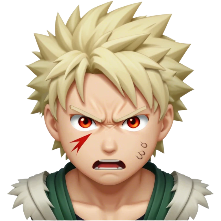 Katsuki Bakugo angry emoji