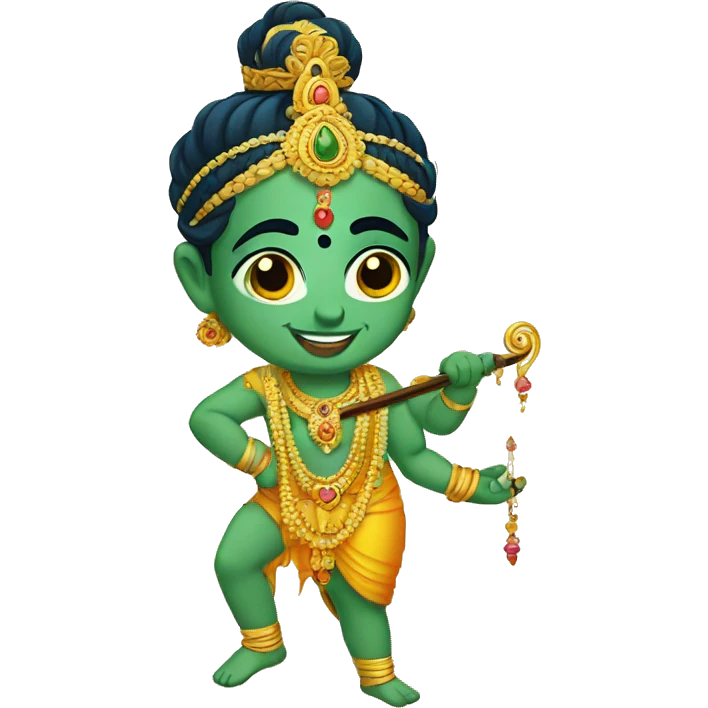 Lord Krishna car emoji
