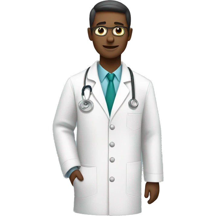 Medical doctor lab coat emoji