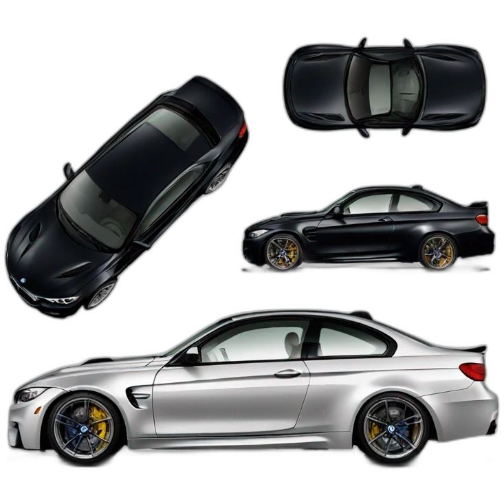 Bmw M3 black emoji