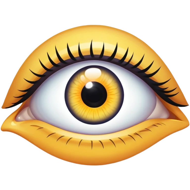 The lamp of the body is the eye. If therefore thine eye be single, thy whole body shall be full of light: but if thine eye be evil, thy whole body shall be full of darkness. 
Luke 11:34

 emoji