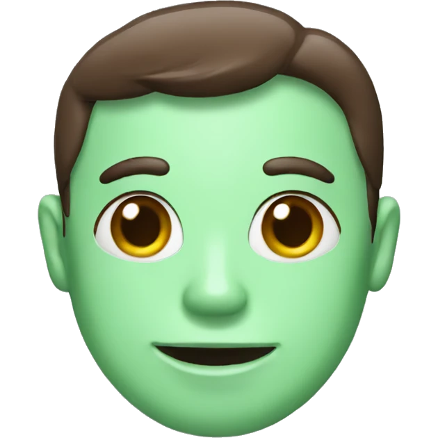 Mint chocolate emoji