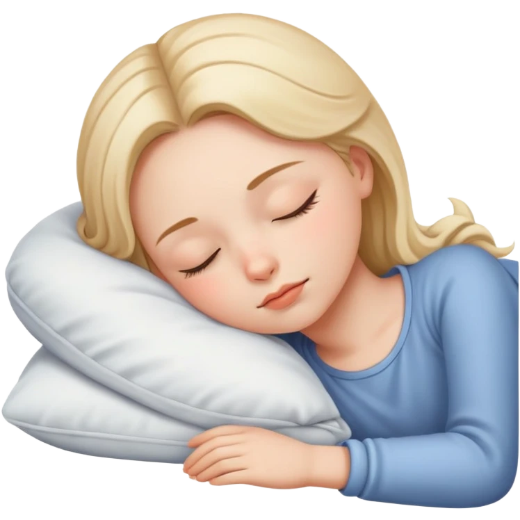 Sleeping girl emoji