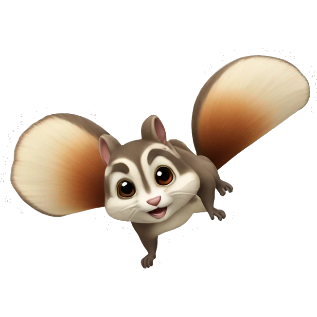 Flying squirrels emoji