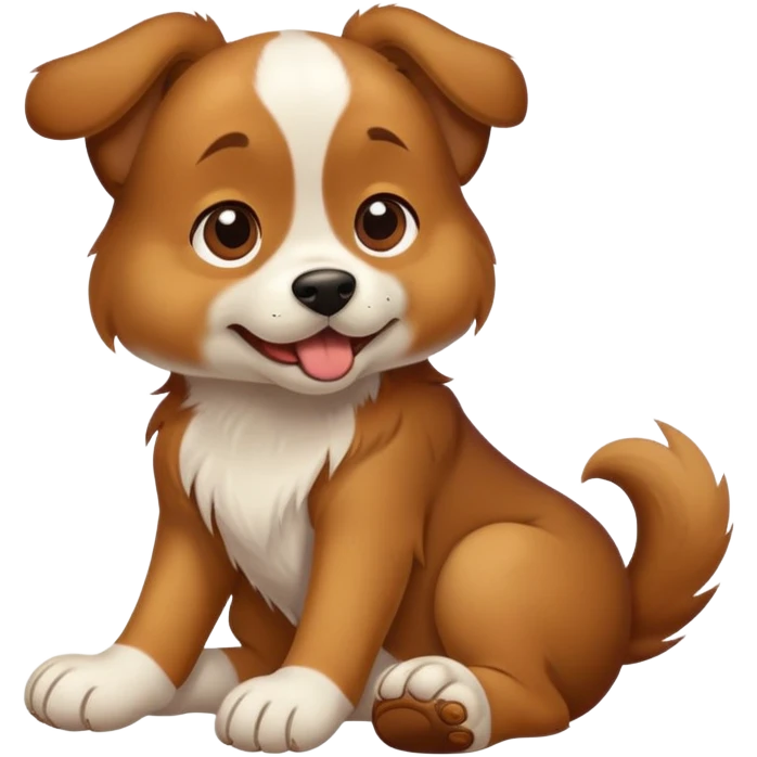 Dog begging for feet emoji