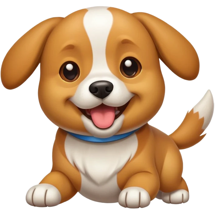   a dog off drugs emoji