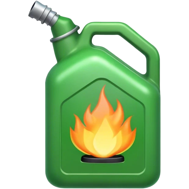 GREEN gas can emoji