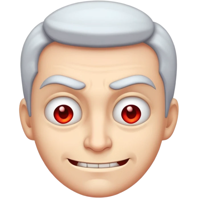 Evil smirky face  emoji