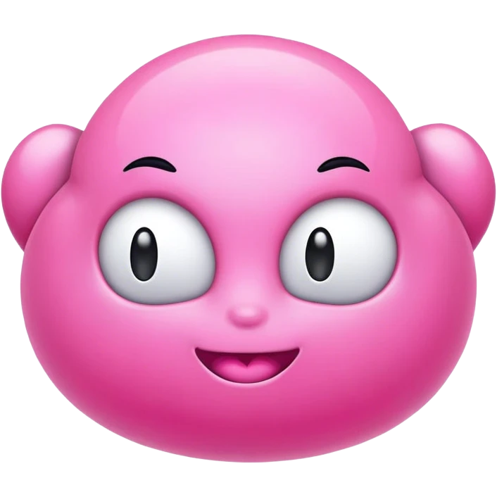 Pink bols emoji