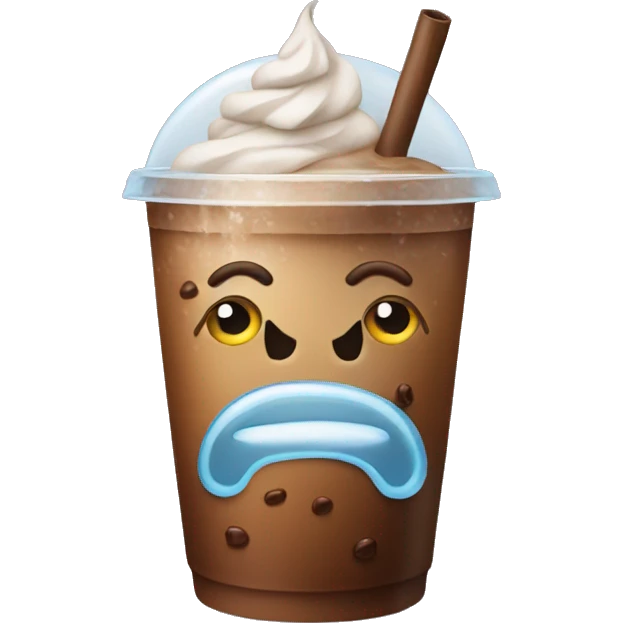 Iced coffe emoji