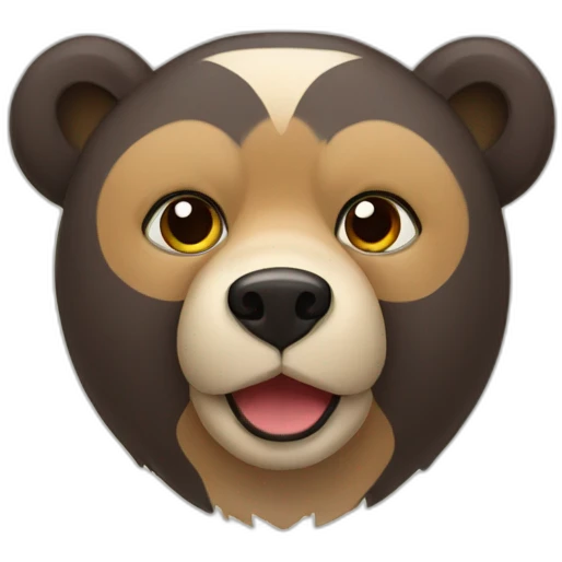Oso de buenos días emoji