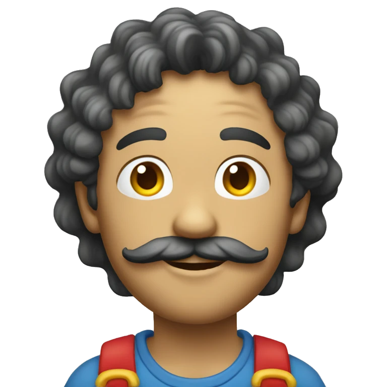 Un chico con cara de payaso emoji