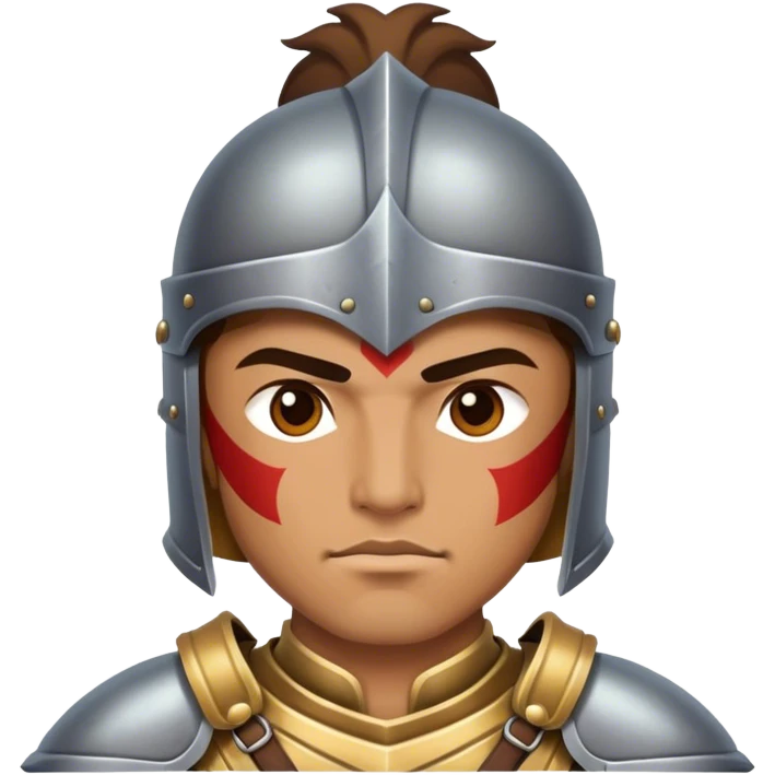 man warrior With armor emoji