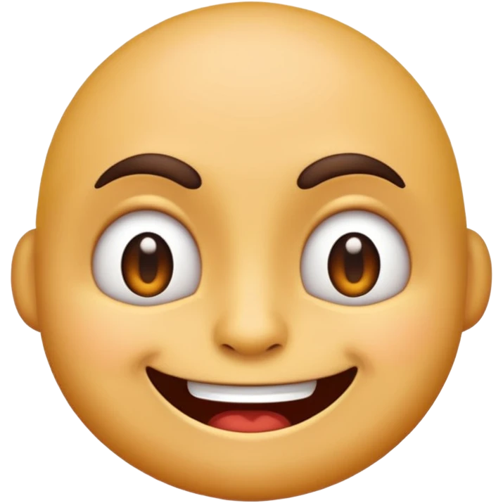 Emoji avec un regard narquois et un petit sourire sadique emoji