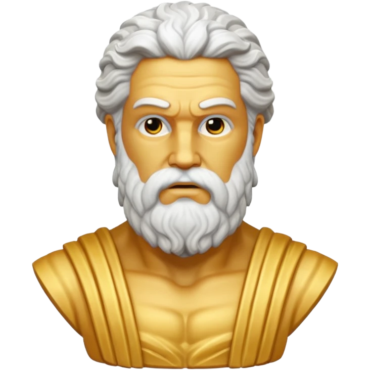 Bust of Zeus emoji