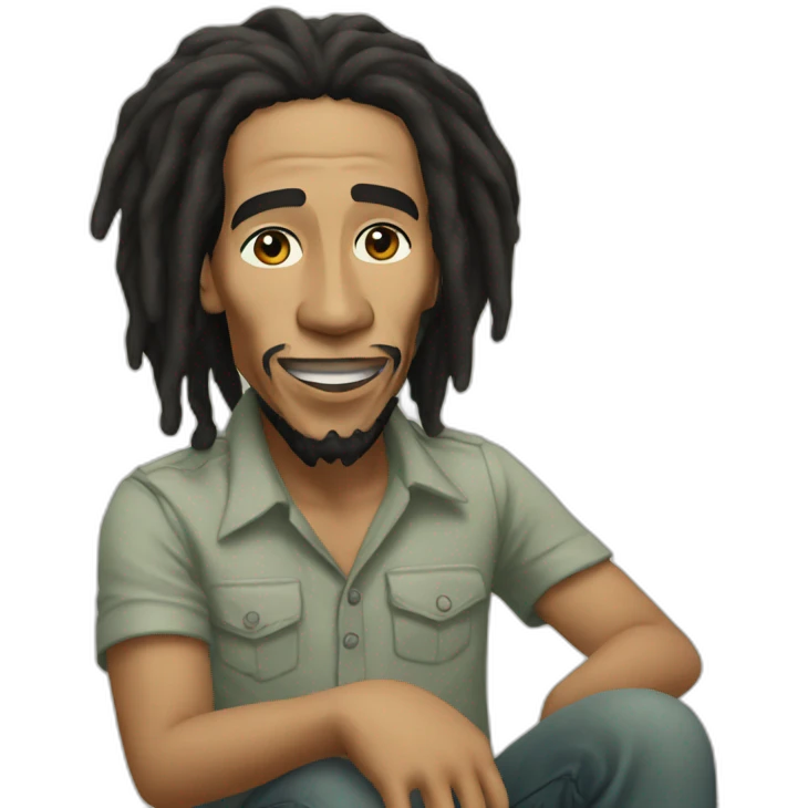 bob marley emoji